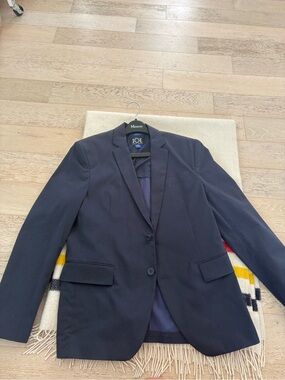 Joseph Abboud Men's Navy Two-Button Sport Coat